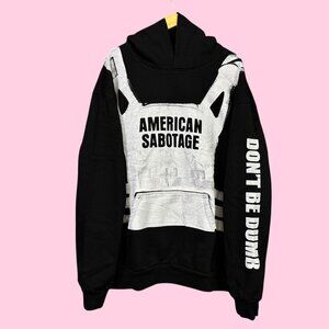 ASAP Rocky x AWGE American Sabotage Dont Be Dumb Hoodie 2XL
